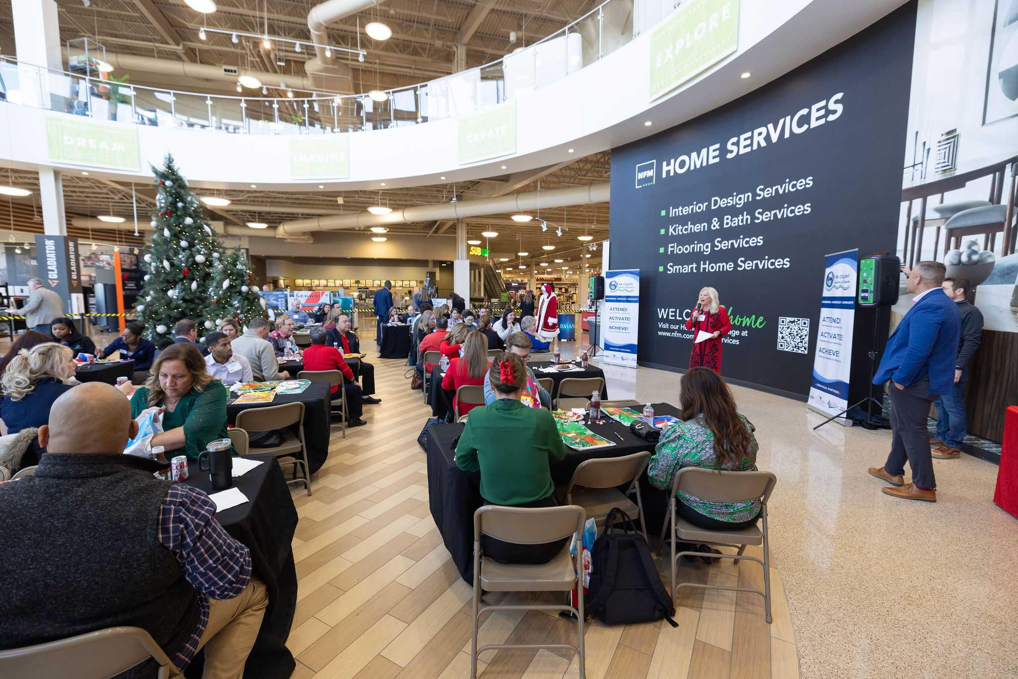 The Colony Chamber members and guests gathered at the holiday lunch, celebrating the season and connecting with local business leaders.