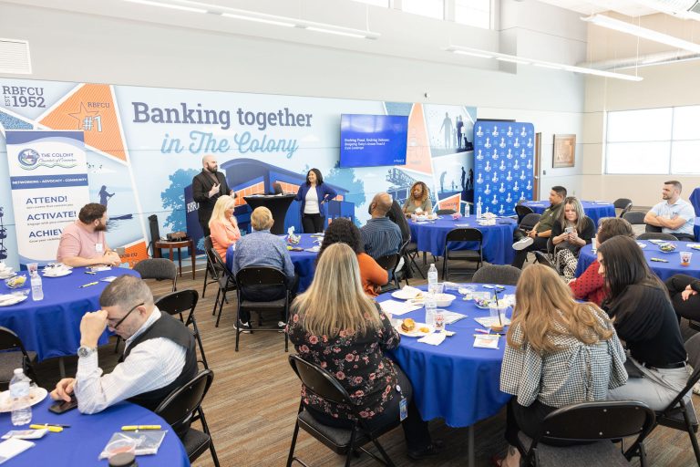 RBFCU Meeting and Event Sponsor for The Colony Chamber Leadership Lunch
